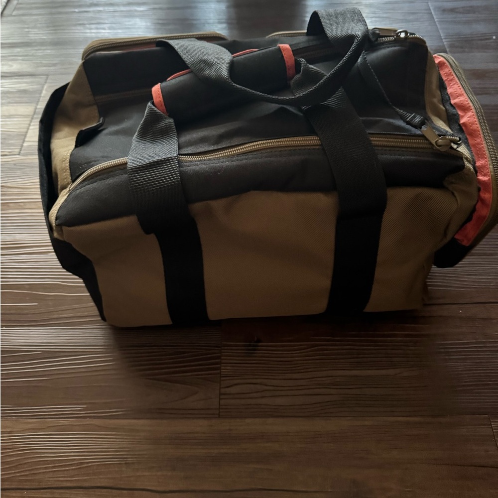 Tan and Black Men's Range Master Bag  NWOT. Price is firm - Picture 5 of 8